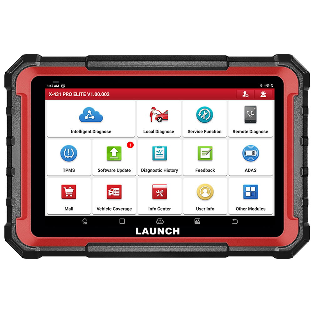 LAUNCH X431 PRO Elite Diagnostic Tablet with Extended Vehicle Licence